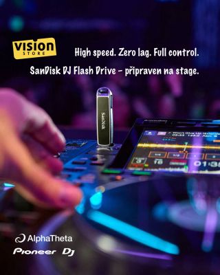 🚨 Novinka pro všechny DJe! 💽 SanDisk DJ Flash Drive – navrženo pro DJe, kteří chtějí 100% jistotu na pódiu. Bleskový...